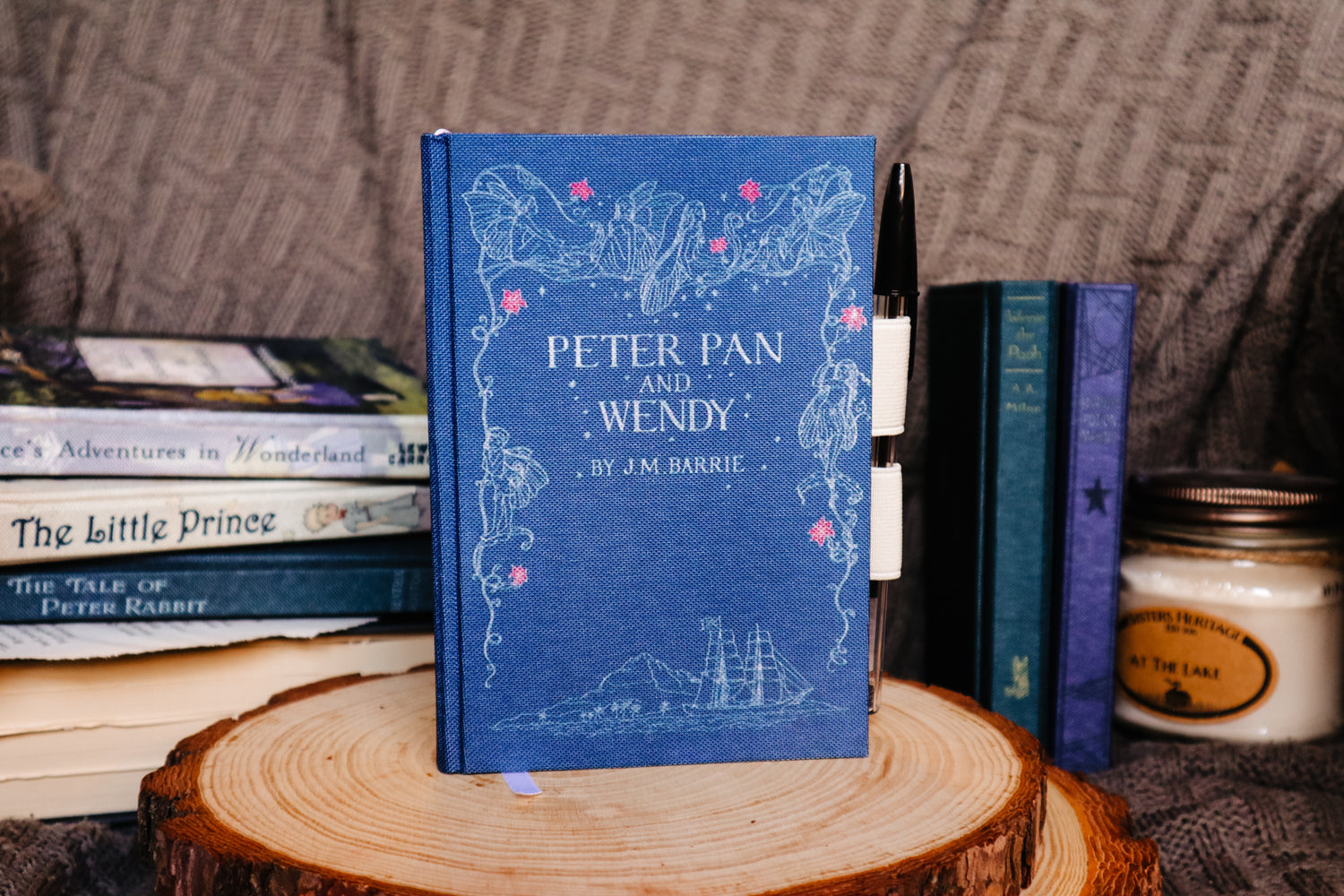 Peter Pan and Wendy Refillable Notebook